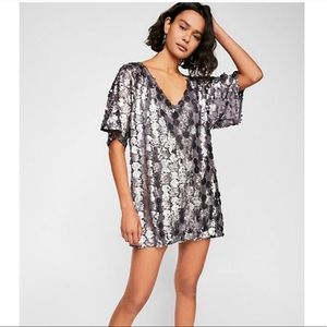 FP Sequin T-Shirt Dress